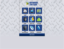 Tablet Screenshot of anywheretirecare.com